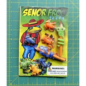 Vintage Senor Frog Vending Machine Display Board #474